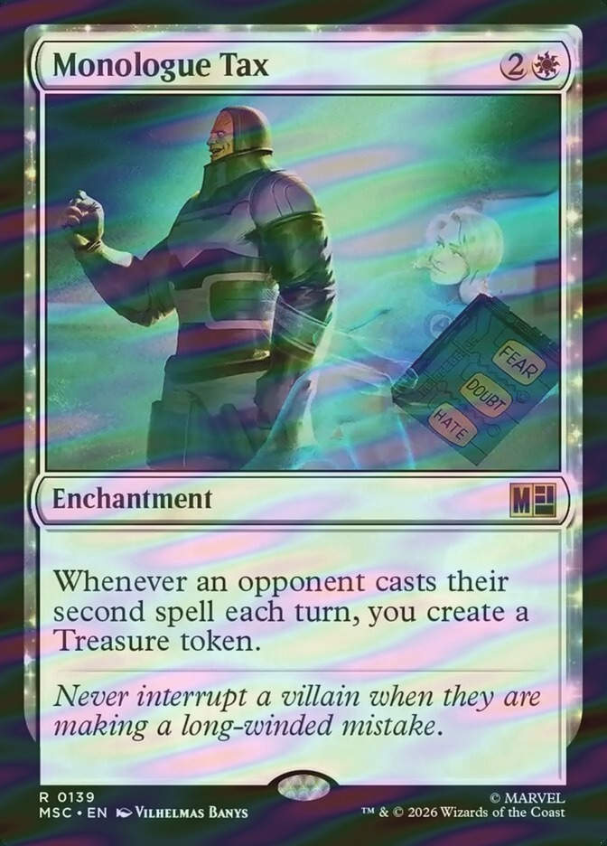 Monologue Tax (MSC) (139) / Surge Foil