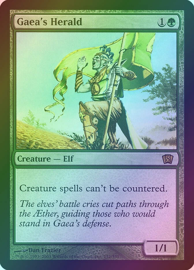 Gaea's Herald (8ED) (252★) / Foil