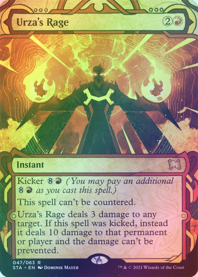 Urza's Rage (STA) (47) / Borderless / Showcase / Foil