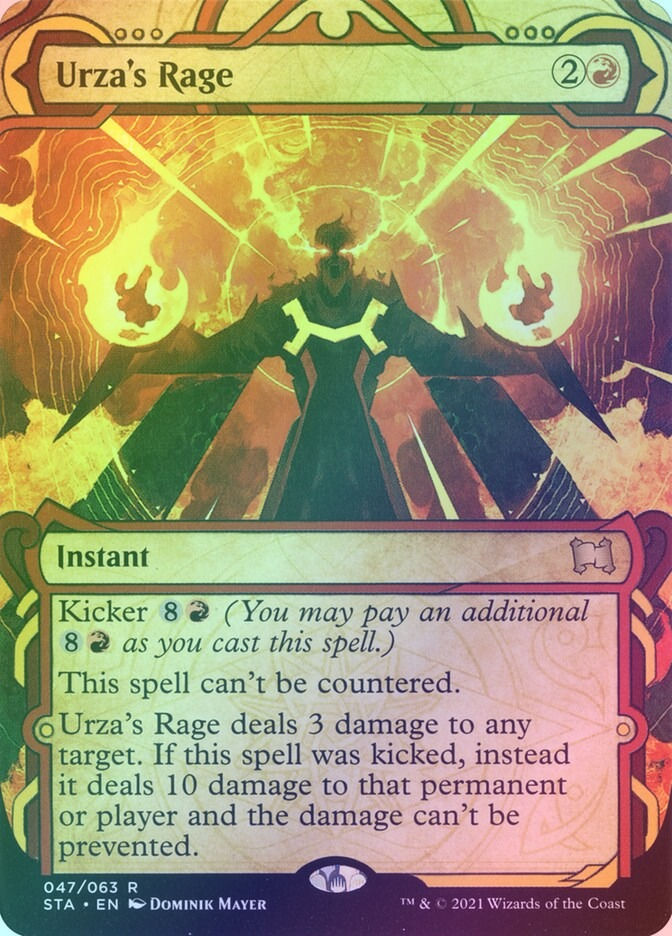 Urza's Rage (STA) (47) / Borderless / Showcase / Foil