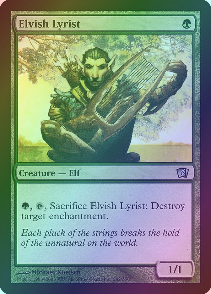 Elvish Lyrist (8ED) (242★) / Foil