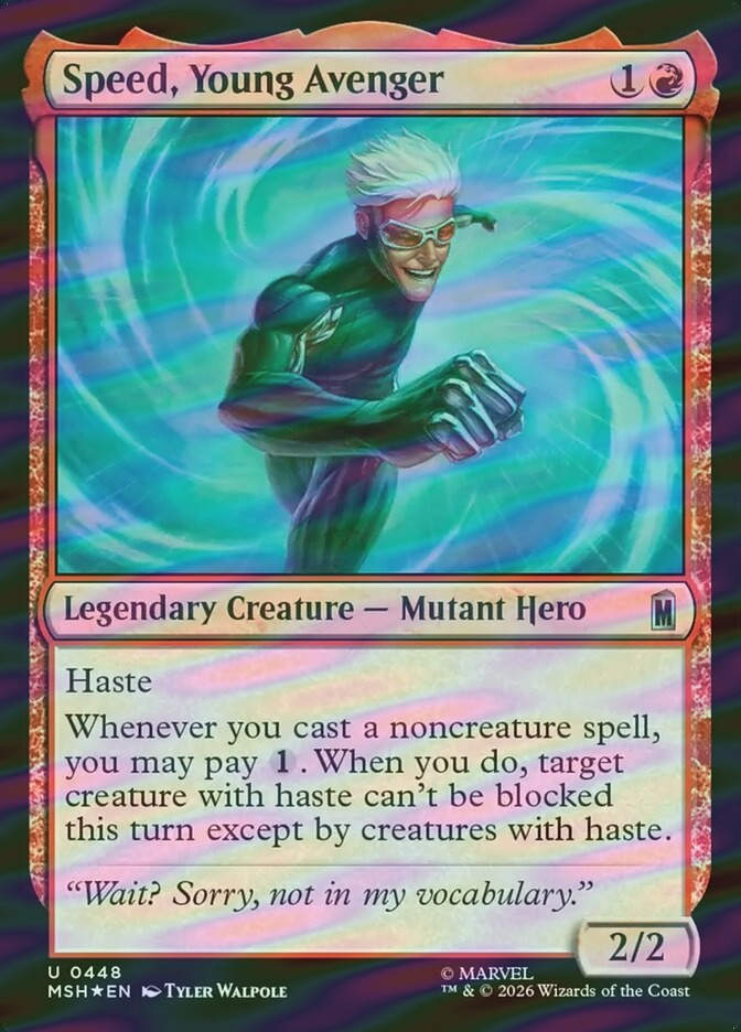 Speed, Young Avenger (MSH) (448) / Surge Foil