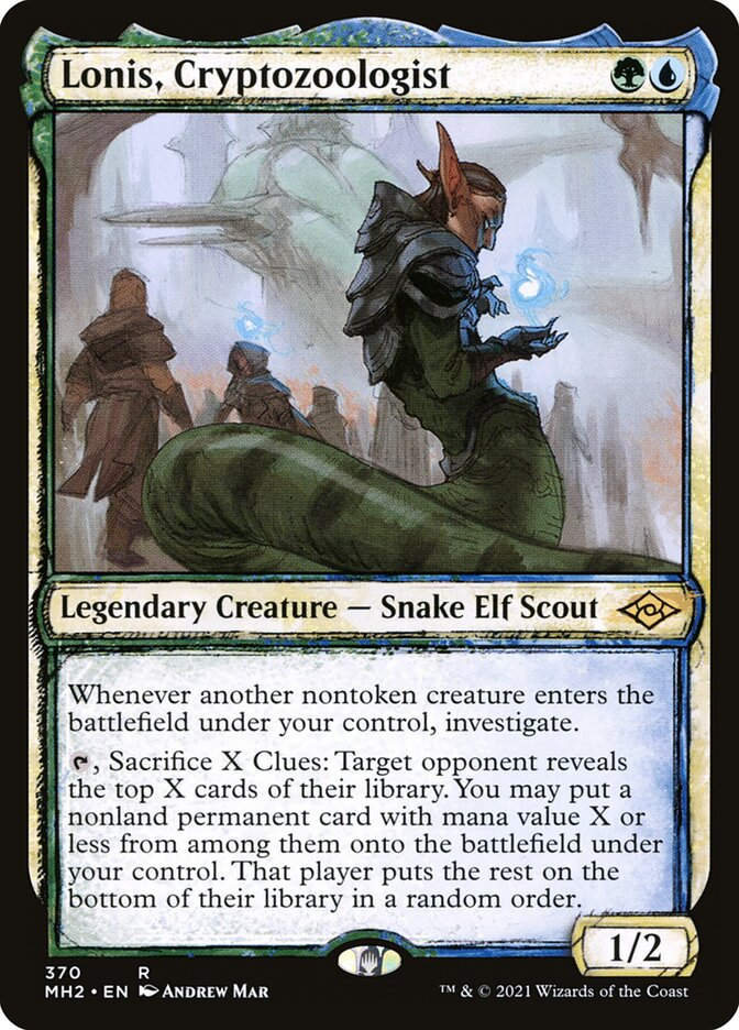 Lonis, Cryptozoologist (MH2) (370) / Showcase