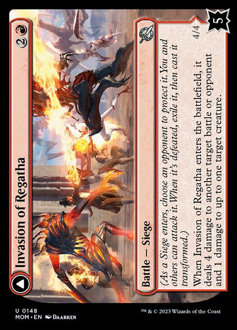 Invasion of Regatha // Disciples of the Inferno (mom) — cara 1 de 2