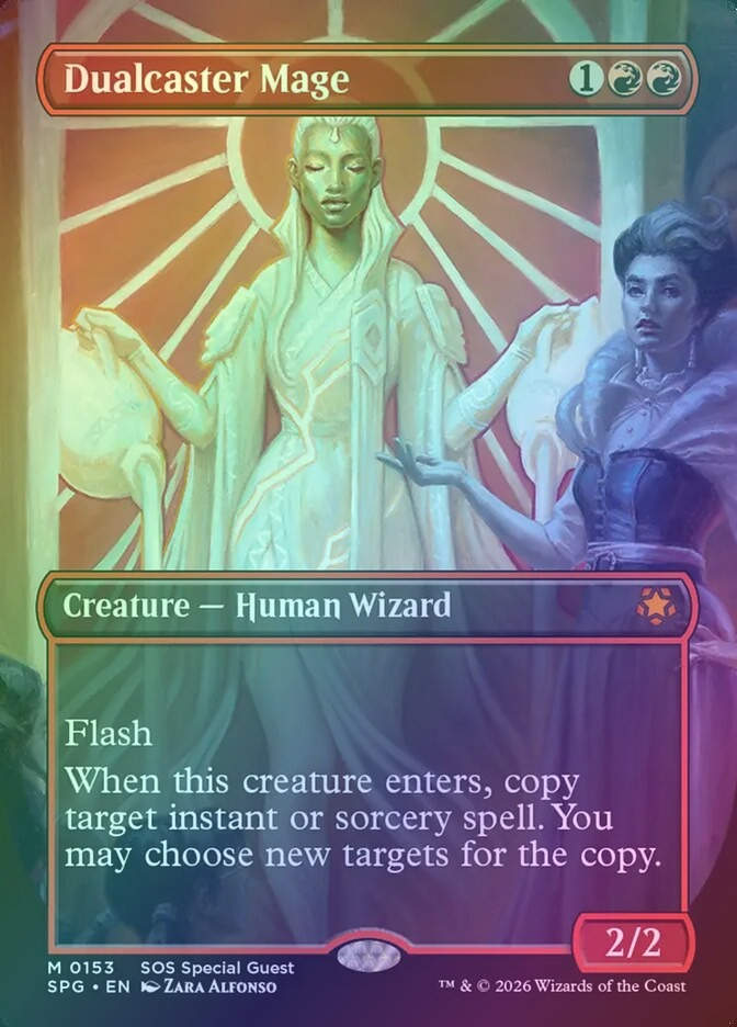 Dualcaster Mage (SPG) (153) / Borderless / Foil
