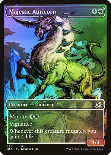 Majestic Auricorn (IKO) (281) / Showcase / Foil