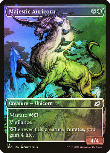Majestic Auricorn (IKO) (281) / Showcase / Foil