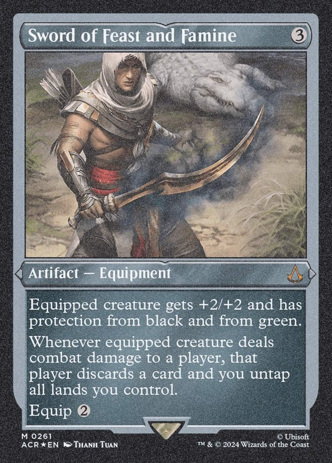 Sword of Feast and Famine (ACR) (261) / Foil Etched