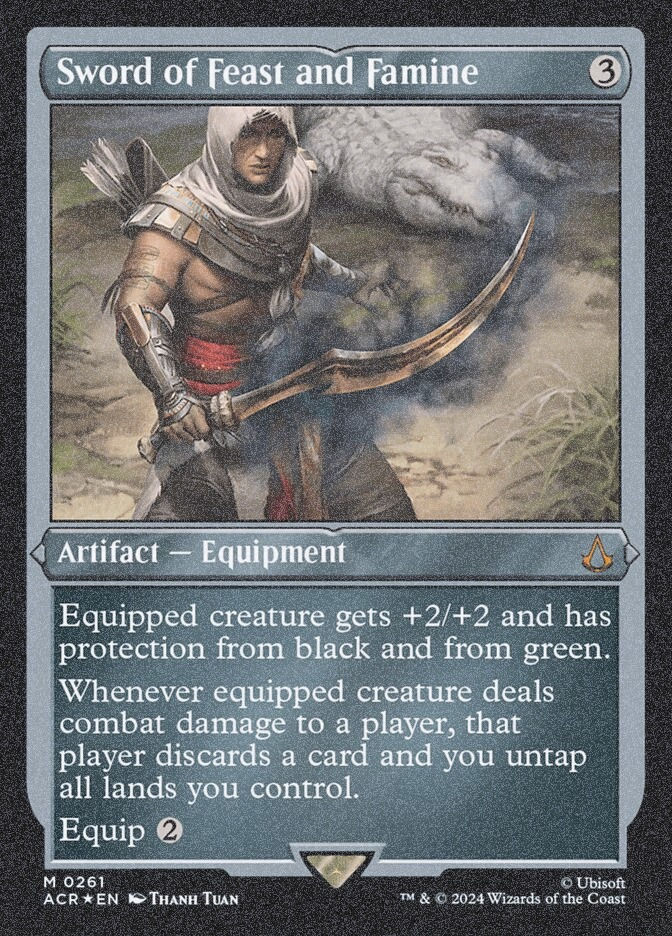 Sword of Feast and Famine (ACR) (261) / Foil Etched