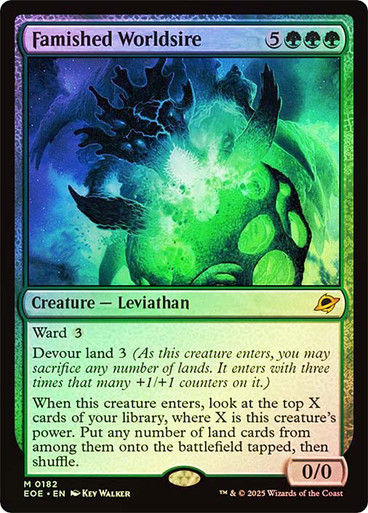 Famished Worldsire (EOE) (182) / Foil