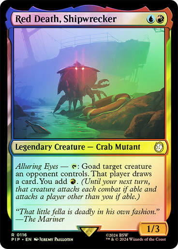 Red Death, Shipwrecker (pip) (116) / Foil