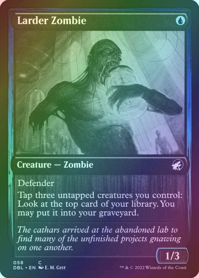 Larder Zombie (DBL) (58) / Foil
