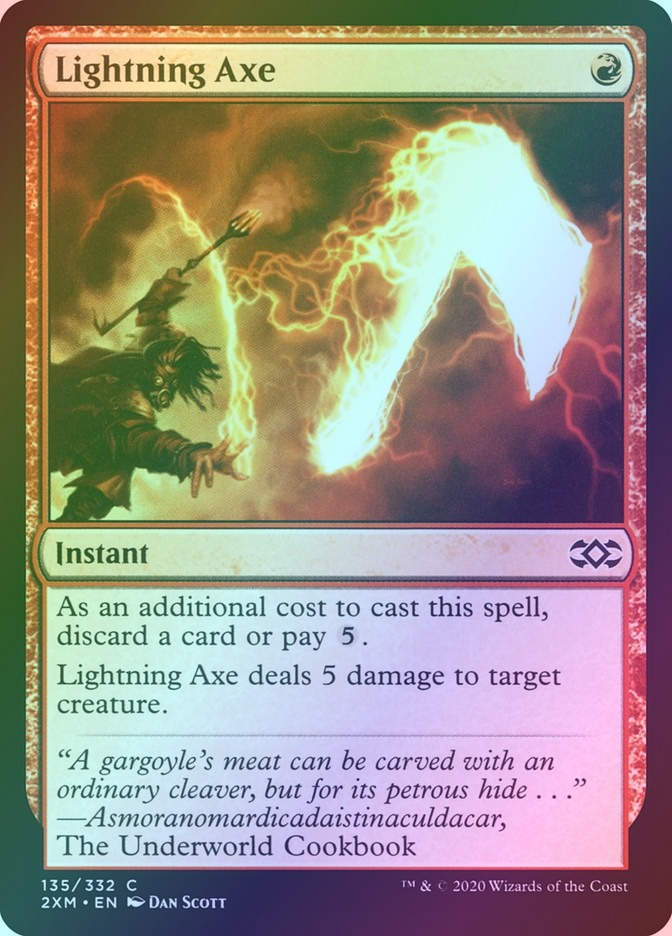 Lightning Axe (2XM) (135) / Foil