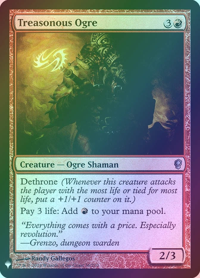 Treasonous Ogre (PLST) (CNS-36) / Foil