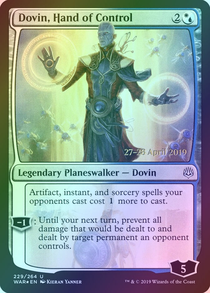 Dovin, Hand of Control (PWAR) (229s) / Foil