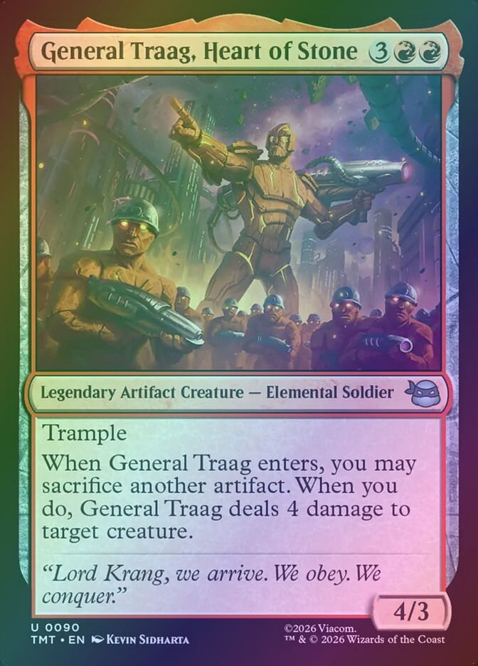 General Traag, Heart of Stone (TMT) (90) / Foil