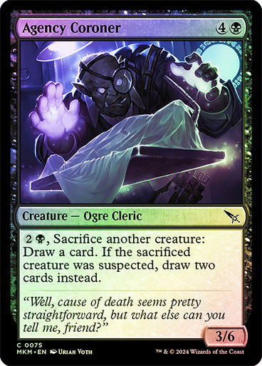 Agency Coroner (mkm) (75) / Foil