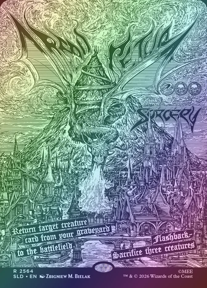 Dread Return (SLD) (2564) / Borderless / Foil