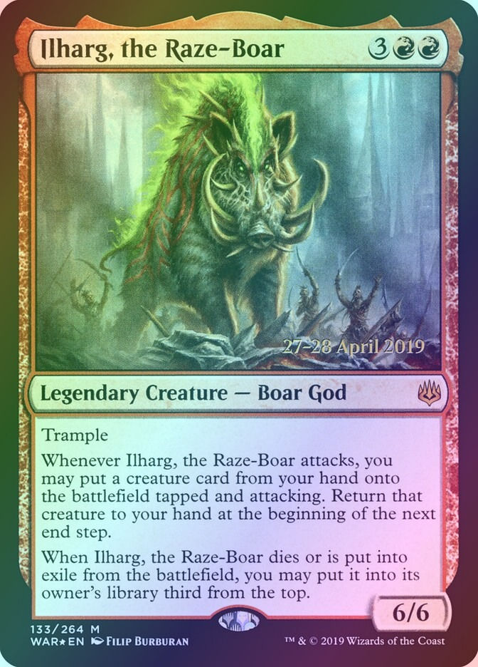 Ilharg, the Raze-Boar (PWAR) (133s) / Foil