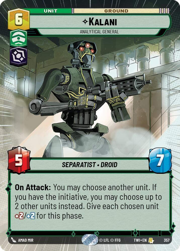 Kalani - Analytical General (Hyperspace) (TWI) (357) / Foil