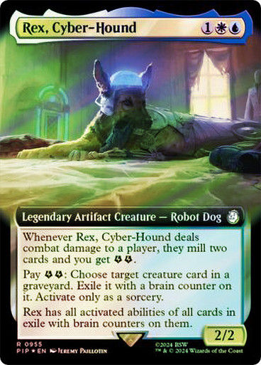 Rex, Cyber-Hound (pip) (955) / Extended Surge Foil
