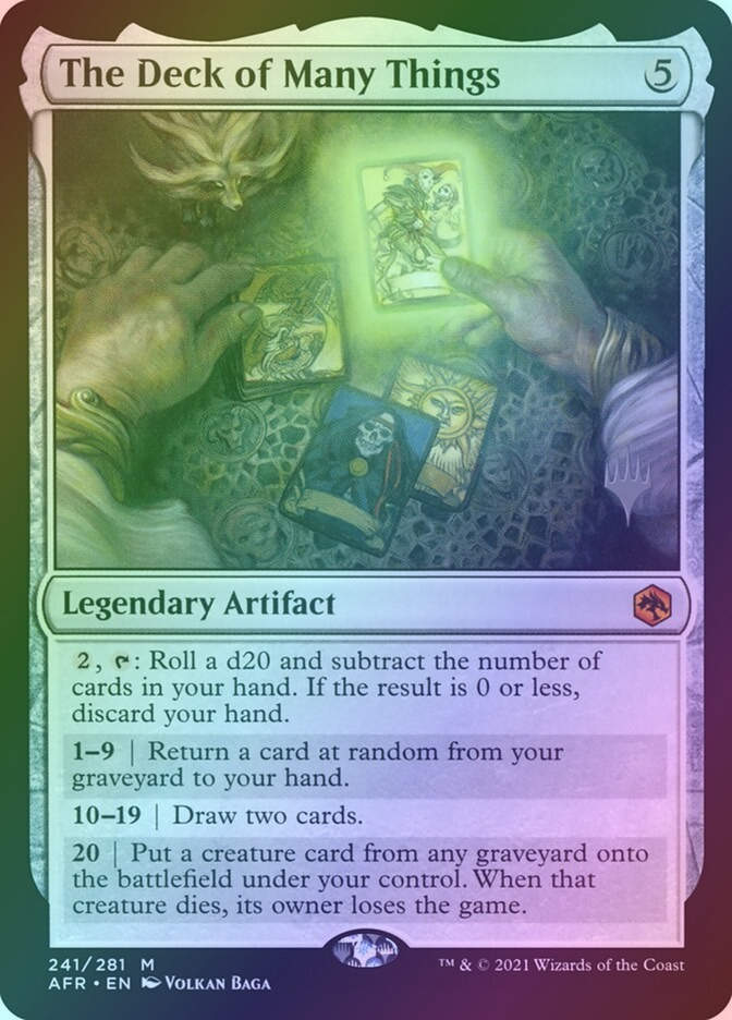 The Deck of Many Things (PAFR) (241p) / Foil