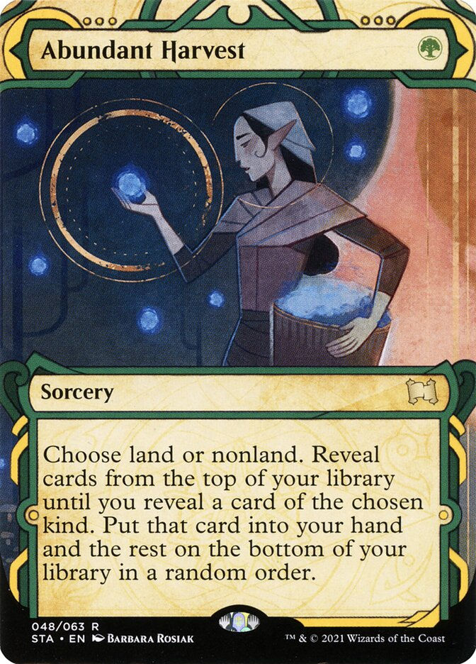 Abundant Harvest (STA) (48) / Borderless / Showcase