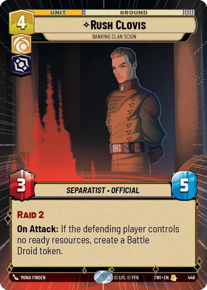 Rush Clovis - Banking Clan Scion (Hyperspace) (TWI) (448) / Foil