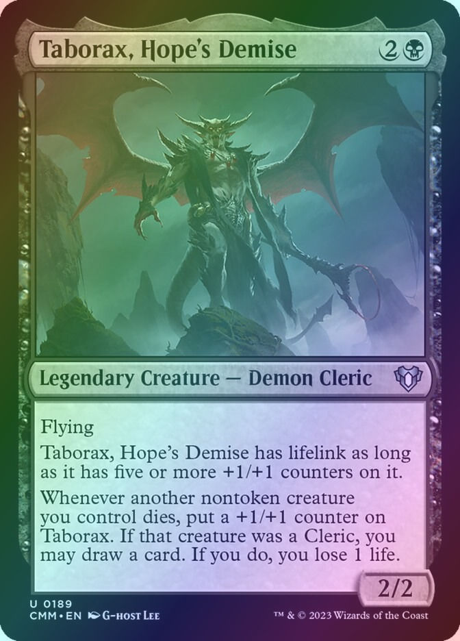 Taborax, Hope's Demise (CMM) (189) / Foil