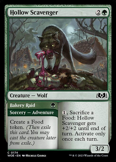 Hollow Scavenger // Bakery Raid (woe)