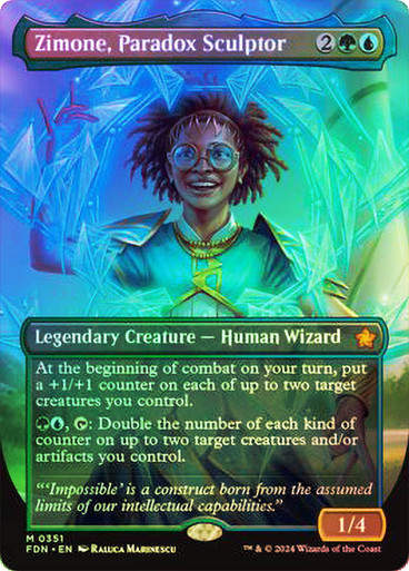 Zimone, Paradox Sculptor (FDN) (351) / Foil / Borderless