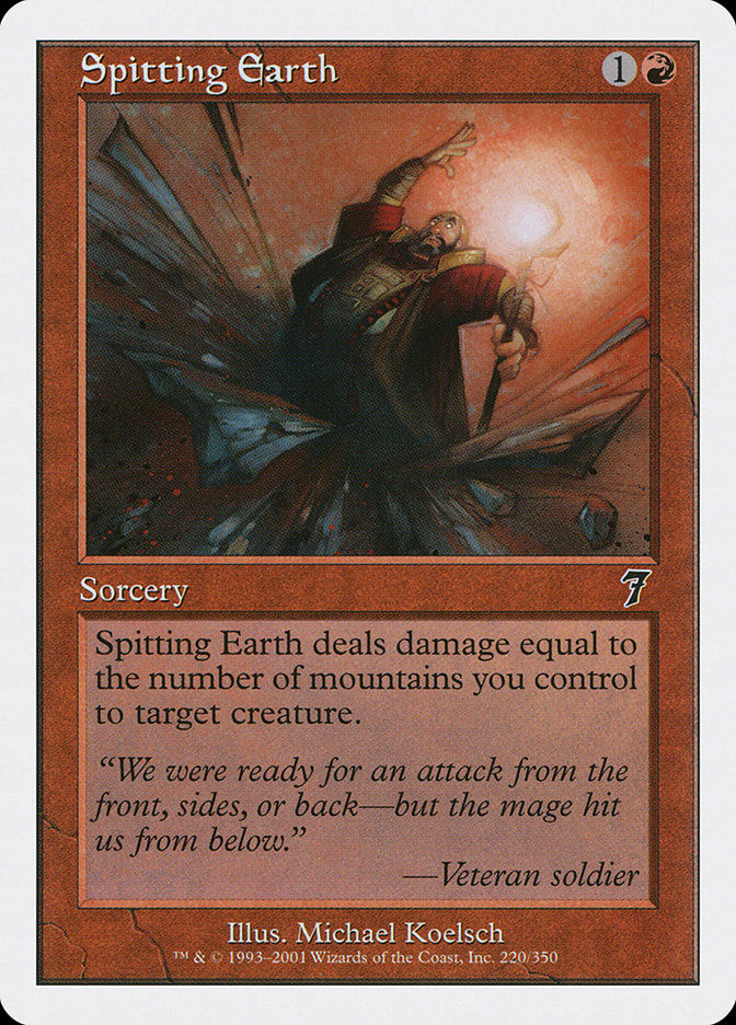 Spitting Earth (7ED) (220)