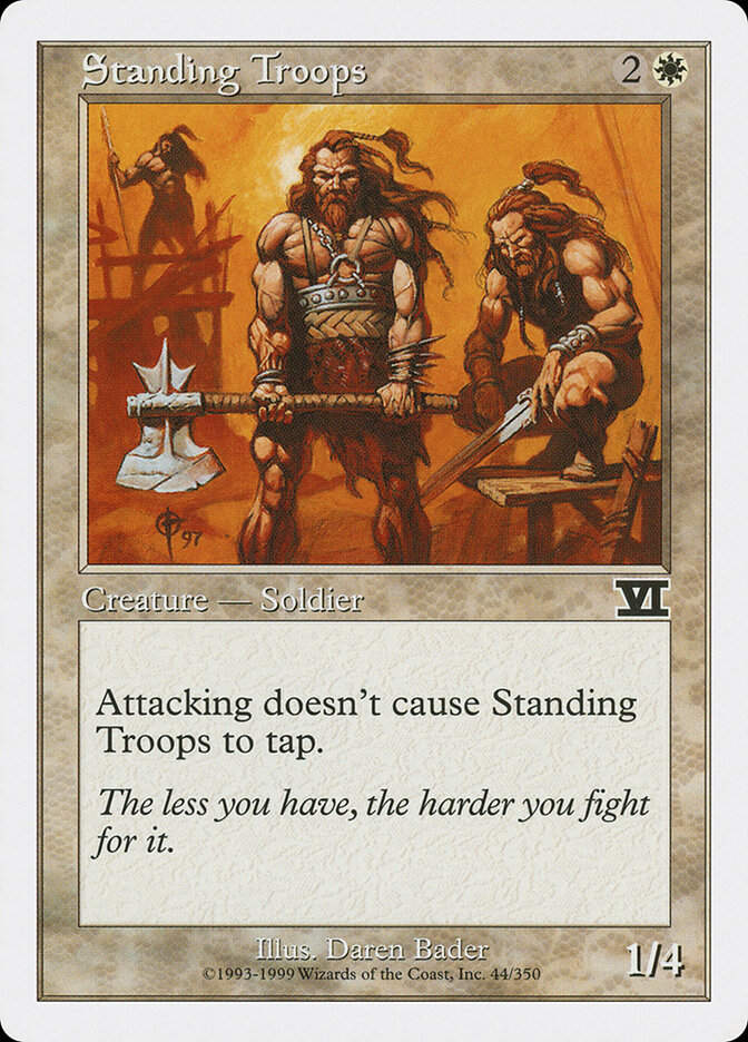 Standing Troops (6ED) (44)