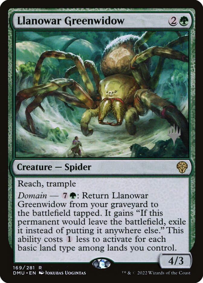 Llanowar Greenwidow (PDMU) (169p)
