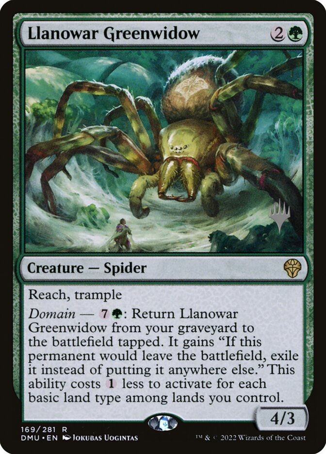 Llanowar Greenwidow (PDMU) (169p)