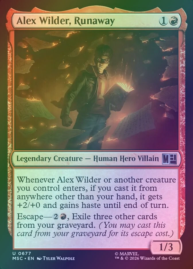 Alex Wilder, Runaway (MSC) (677) / Foil