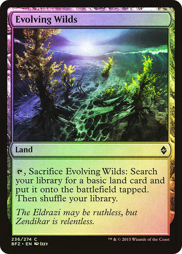 Evolving Wilds (BFZ) (236) / Foil