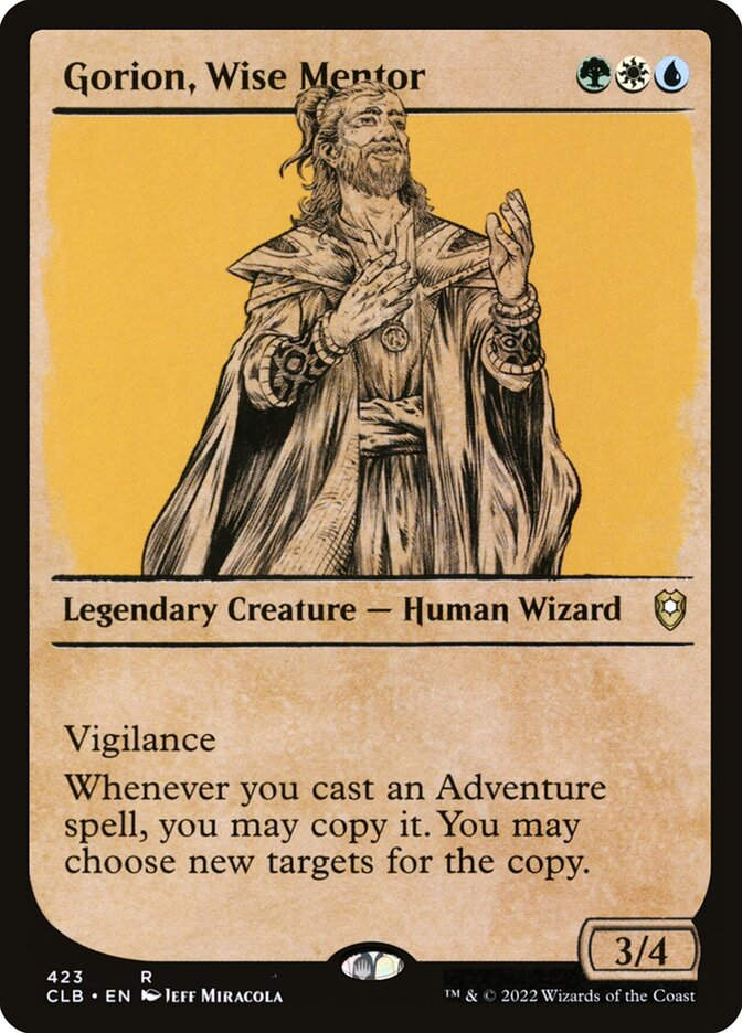 Gorion, Wise Mentor (CLB) (423) / Showcase