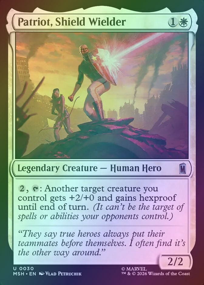 Patriot, Shield Wielder (MSH) (30) / Foil
