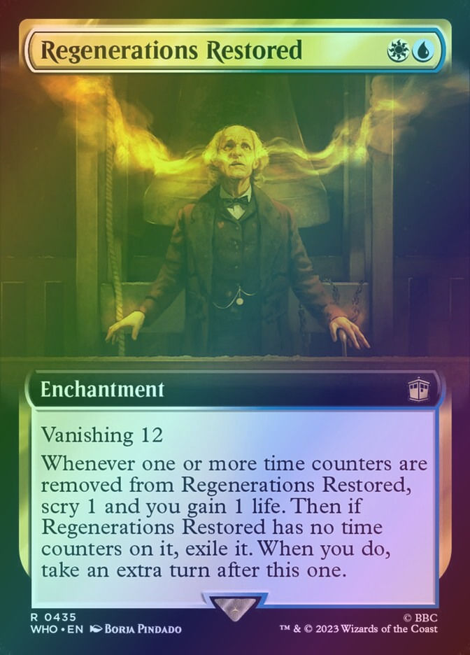 Regenerations Restored (WHO) (435) / Extended Art / Foil