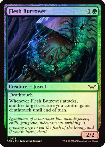 Flesh Burrower (DSK) (178) / Foil