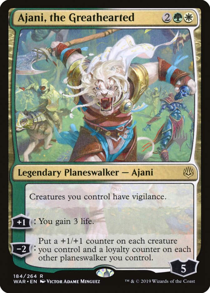 Ajani, the Greathearted (PWAR) (184p)