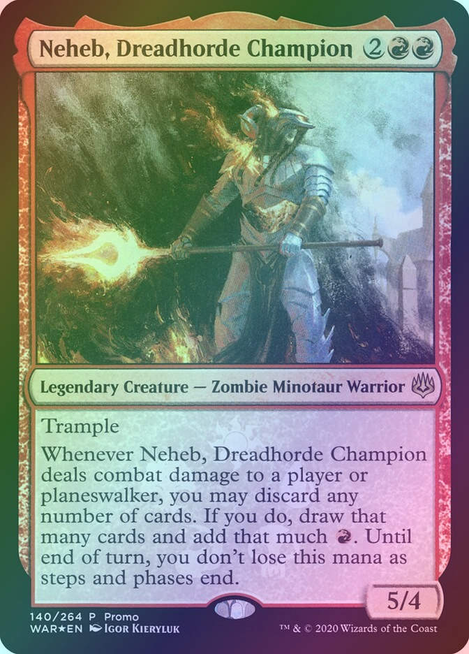 Neheb, Dreadhorde Champion (PWAR) (140★) / Foil