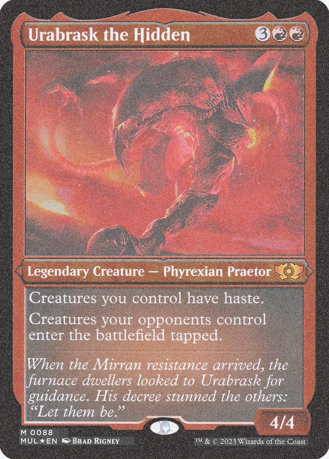 Urabrask the Hidden (MUL) (88) / Foil Etched