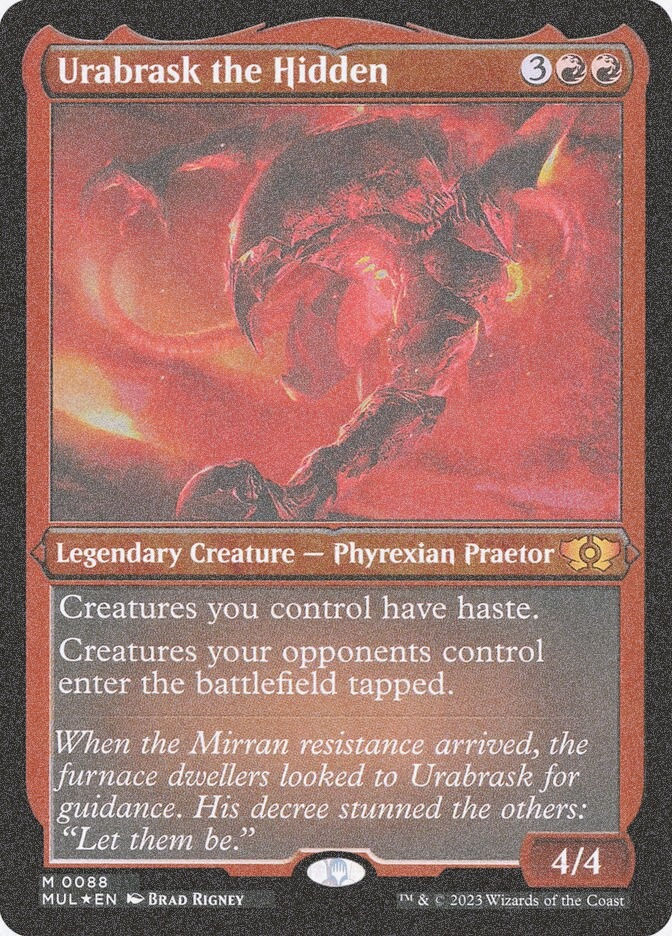 Urabrask the Hidden (MUL) (88) / Foil Etched