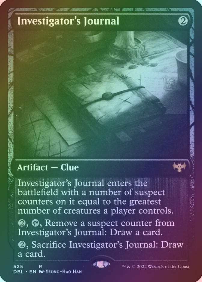 Investigator's Journal (DBL) (525) / Foil