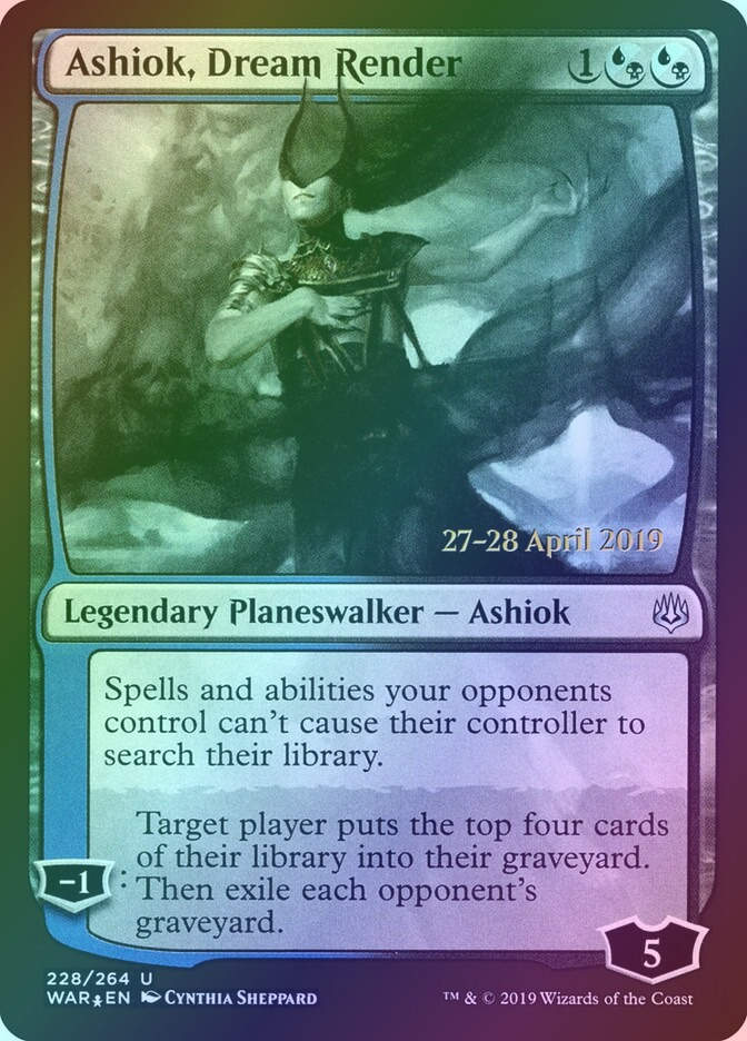 Ashiok, Dream Render (PWAR) (228s) / Foil