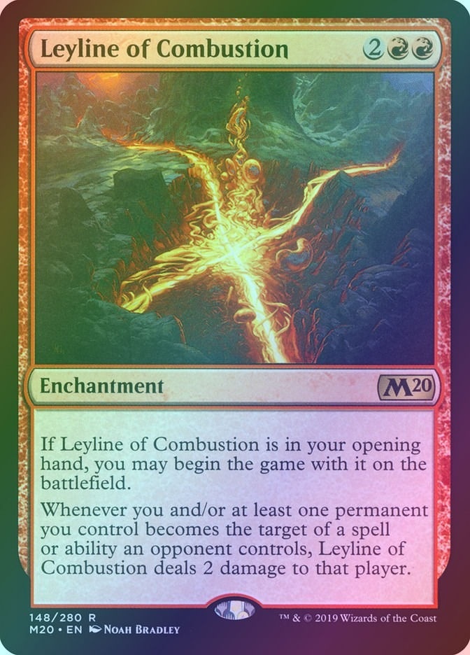 Leyline of Combustion (M20) (148) / Foil