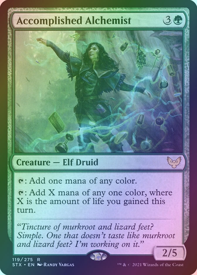 Accomplished Alchemist (STX) (119) / Foil