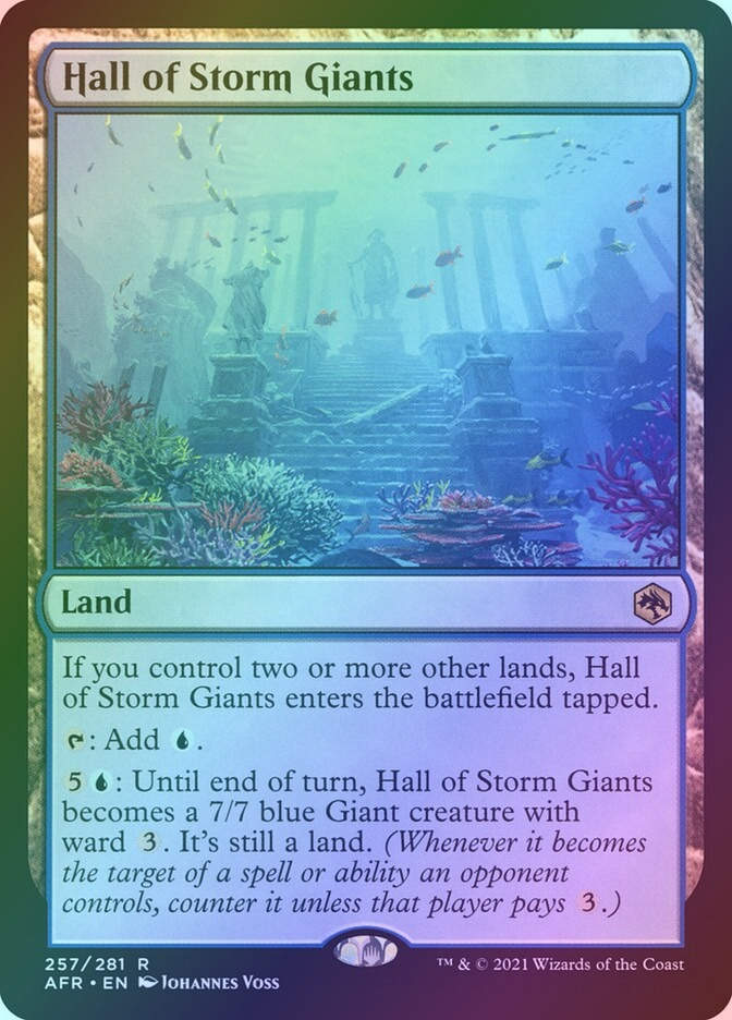 Hall of Storm Giants (AFR) (257) / Foil